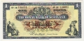 Royal Bank Of Scotland To 1967 1 Pound,  1.10.1965